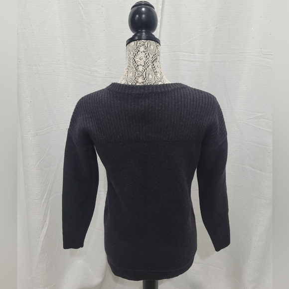 Aritzia Wilfred Free Minimalist 100% Italian Wool Tunic Length Sweater Size S - Picture 2 of 9